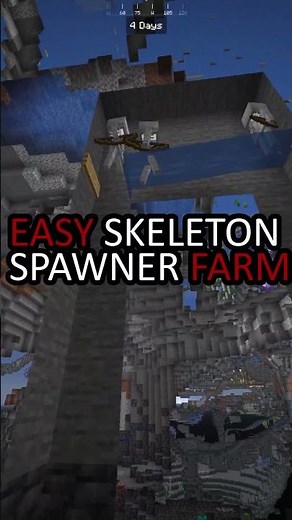 Easiest Skeleton Spawner XP Farm in Minecraft 1.21.8 | Java & Bedrock Edition