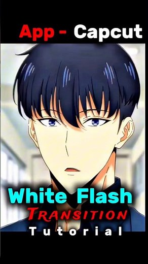 CapCut White Flash Transition Tutorial 🔥 Clean & Smooth Edit