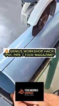 DIY Angle Grinder Disc Magazine From PVC Pipe | Genius Storage Hack!