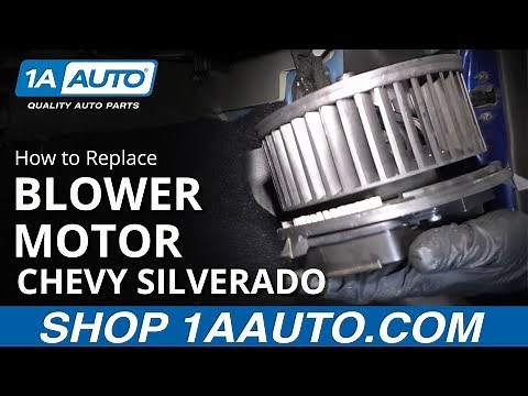 How to Replace Heater Blower Motor 14-19 Chevy Silverado