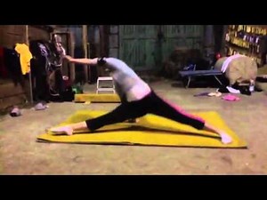 Training vaulting Sarah Kay