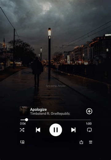 Apologize by OneRepublic featuring Timbaland - Lyrics