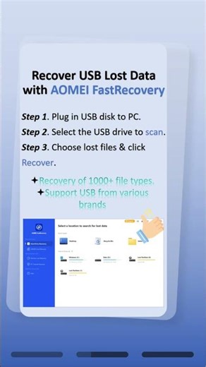 2 Easy Ways! How to Recover Lost Files on USB Flash Drive#filerecovery #datarecovery