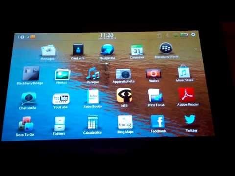 Tuto installer des applications Android sur tablette blackberry playbook