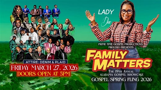 Share-Share-Share-Share (Prattville,Alabama ) The moment you have all been waiting for here it is !! Friday, March 27.2026, 6:45 pm United Christian Church, 1852 Fairview Avenue, Prattville, Alabama. We now have tickets purchase your tickets now by calling 334-328-6460. Ticket outlets coming soon! (Video Credit Stephen Lewis) ❤️❤️It’s an ALL Plaid and Denim Affair❤️❤️ | Alabama Gospel Showcase