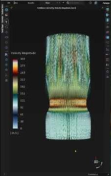 High-Speed Flow Pathlines | ANSYS Fluent Transient CFD #ansysfluent #cfd #fluidified #up #shorts