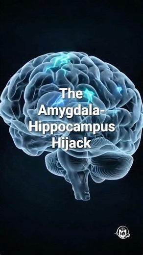Trauma aapke Brain ko kaise Hijack karta hai? 🧠 | Amygdala Hijack Explained #shorts