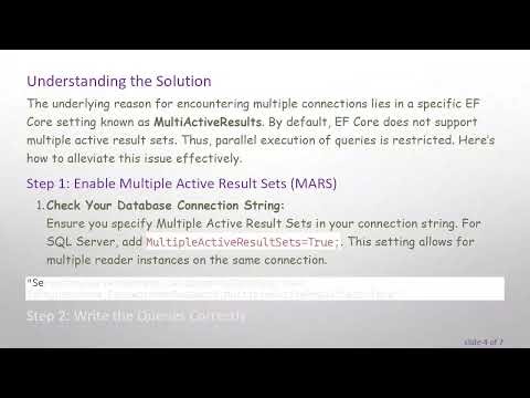 Efficiently Running Multi Queries with EF Core: A Guide to Performance Optimization