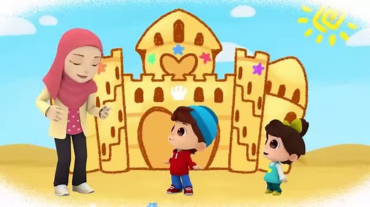Daddy had to leave for an emergency, upsetting Omar and Hana who were up and ready for a fun time at the beach. Mommy tries to teach Omar and Hana to be grateful for the things they have at home, and how they could still have fun even in their own backyard. | Omar & Hana English