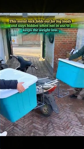 How To Build A Strong Retractable Motorcycle Cargo Rack
