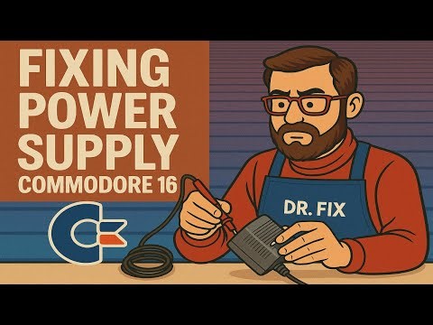 Fixing a Commodore 16 Power Supply | Retro Computer Repair Tutorial