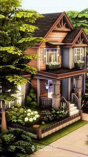 Small Cozy Family Home 🏡 The Sims 4 Speed Build | No CC