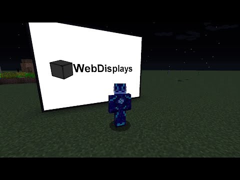 гайд по моду Web Displays 1.12.2