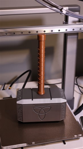 mjolnir 3d print #3dprinting #timelapse