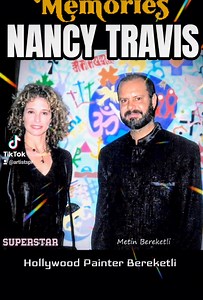 Nancy Travis! Hollywood Painter Metin Bereketli