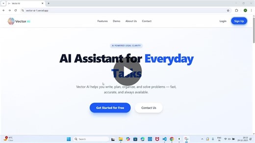 #vectorai #aiproduct #reactjs #nodejs #zustand #razorpay #webdevelopment #saas #fullstackdevelopment | Harsh Agarwal
