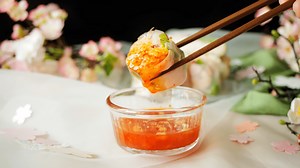 Spring Rolls with Sakura Petals
