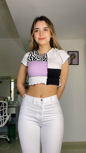 Stylish Dance Moves in Trendy Crop Top