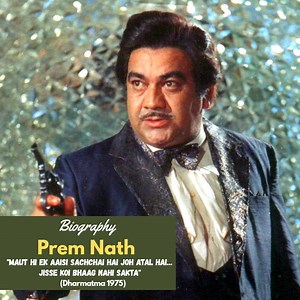 116K views · 1.8K reactions | Prem Nath Biography . Premnath Malhotra, otherwise called Prem Nath, was an Indian entertainer and chief, who was most popular for his works in Hindi movies. Find more about him in this interesting video. . #peopleandhistory #prannath #biography | People & History | Facebook