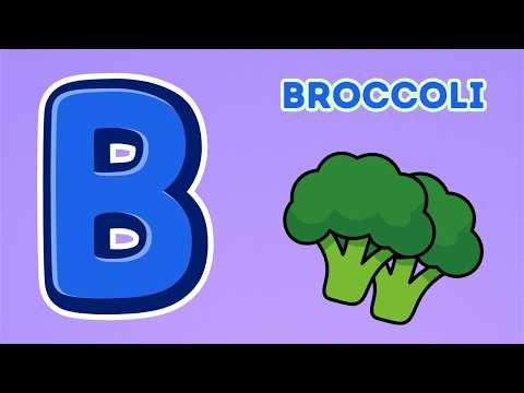 Vegetable Spelling and Alphabet Song | Kids Education Video