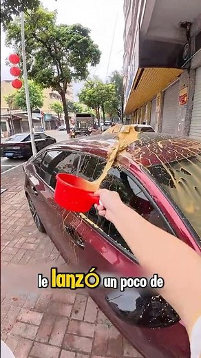 This guy got revenge on the car that was blocking his entrance 😱