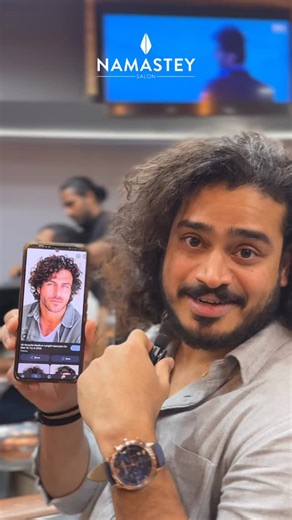 Namastey Salon & Spa on Instagram: "Did we just do that ? Oh yes. We did. 👏❤️ #namasteysalon #hair #haircut #curlhair #teamkabira"