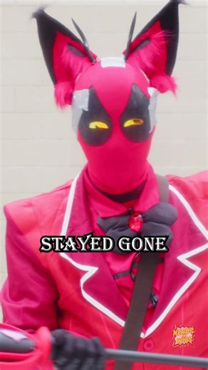 Alastor as you've never seen him before! Hazbin Hotel x Deadpool #cosplay #hazbinhotel #deadpool