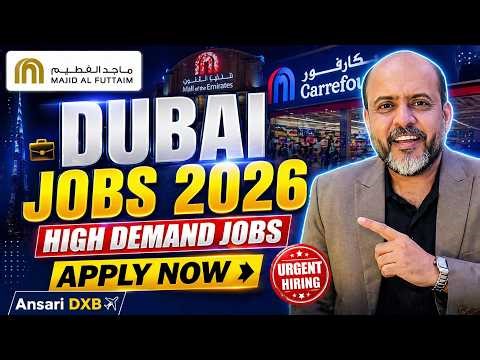 Top In-Demand Jobs in Dubai UAE | Freshers & Experienced Hiring