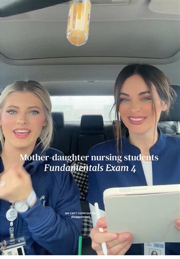 Mother-Daughter Nursing Students Celebrate Exam Success