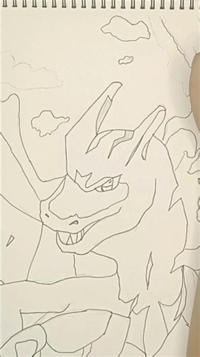🔥 Drawing Charizard Step by Step | Pokémon Art Speed Drawing 🎨🐉