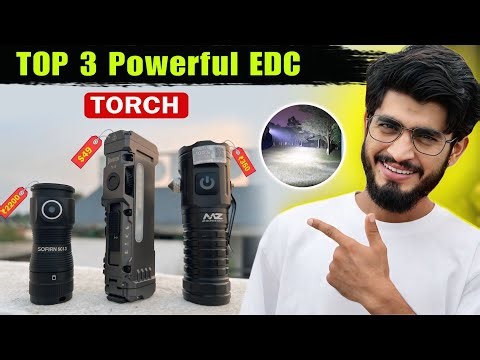 Most Powerful EDC Lights || Best Tactical Flashlights ||WUBEN X4,SOFIRN SC13, MZ M936 Flashlights