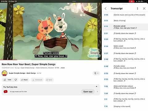 Row Row Row Your Boat from Super Simple Songs