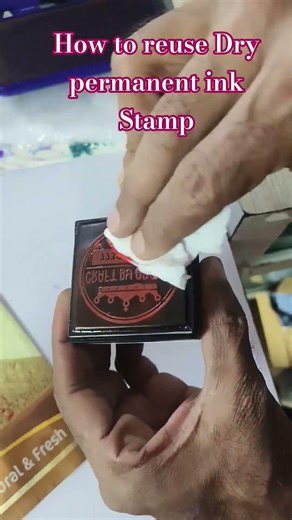 permanent ink Stamp how to reuse #stampfactory #permanentink #stamps