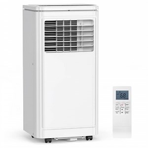 Reviews for COWSAR 8,000 BTU (5,000 BTU DOE) 115-Volt Quiet 55 dB Portable Air Conditioner w/Dehumidifier and Remote to 270 sq. ft. White | Pg 1 - The Home Depot