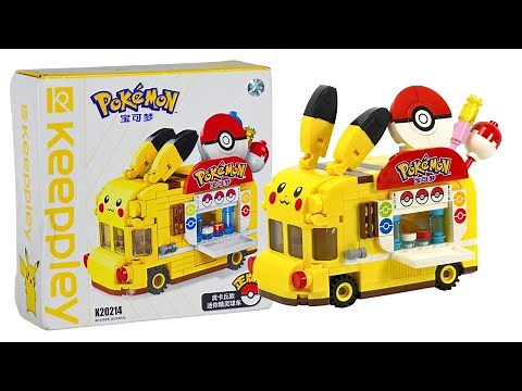 Building LEGO Pokemon Pikachu Mini Car Speed Build | Keeppley