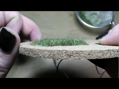 How to use the static grass applicator