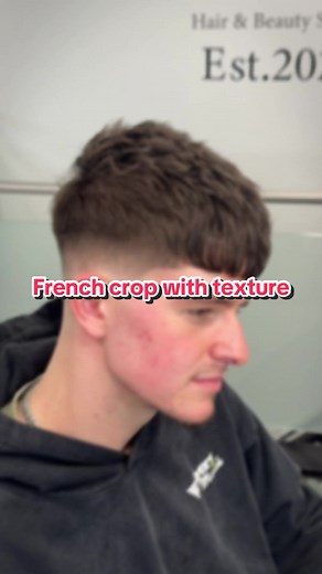 Textured French Crop with Skin Fade: Transformation Tips