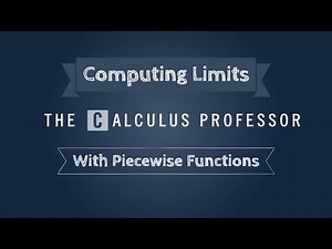 Techniques for Computing Limits (With Piecewise Functions)