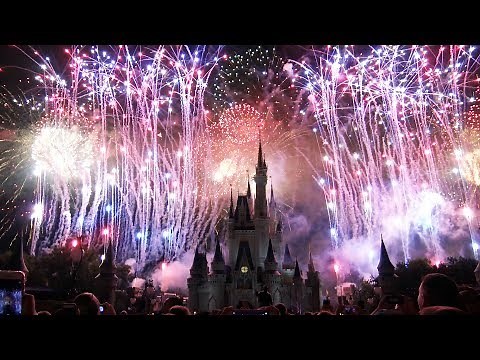 NEW 2017 4th of July Fireworks - Finale & Highlights - Magic Kingdom - Celebrate America (7/3/17)