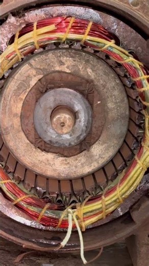 Single Phase Motor Winding🔥 Full Proces से)#MotorWinding#ElectricWork#MotorRewinding