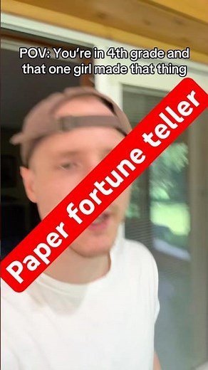 POV: You’re in fourth grade and that girl made a paper fortune teller #skit #jokes