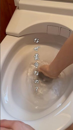 なぜ素手でトイレ掃除するの？ #掃除 #断捨離 #トイレ掃除