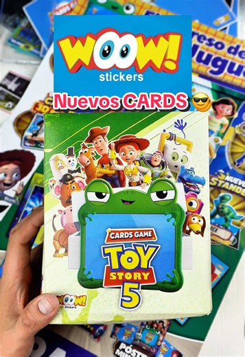 Cards Toy Story 5 Woow Stickers: colección Woody, Buzz