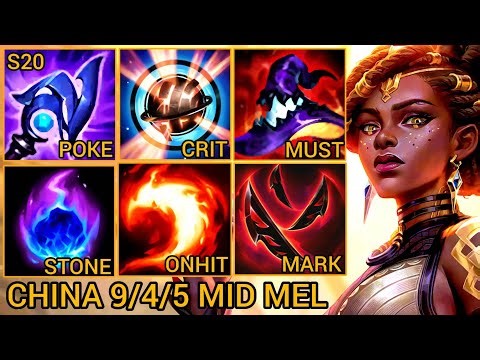 Crazy MEL, Riot Really Need To Nerf - China Wild Rift New Build & Runes By Tiarty