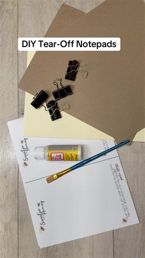 Create Your Own DIY Tear-Off Notepads Easily