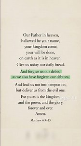 *`THE VERSE #27: Forgive Us As We Forgive | Matthew 6:9-13`*