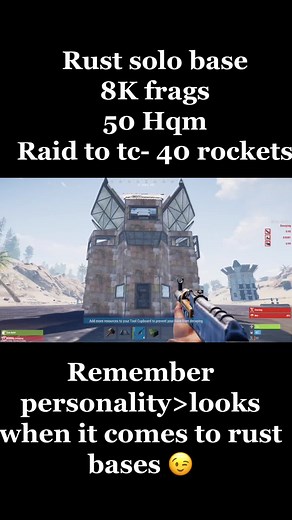 Rust strong solo base 💪🏻#rust #rustconsoleedition #solo #basedesign