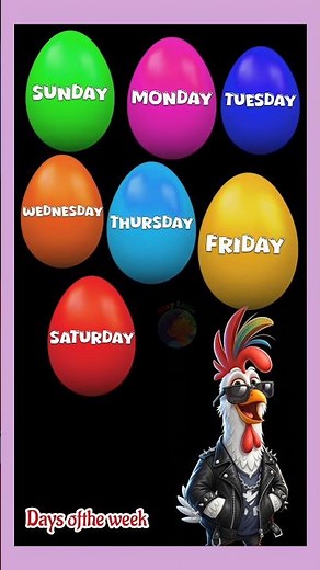 Weekdays eggs song || days of the week song for kids #staylittlechannel
