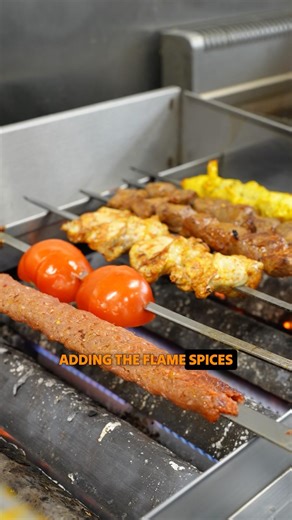 🔥Grilled over fire until perfectly crisp and juicy. #adanakebab