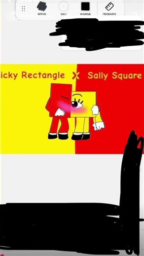 Omg rectangle just kissed square short video